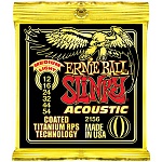 Фото:Ernie Ball P02156 Slinky Coated Medium Light Комплект струн для акустической гитары, 12-54
