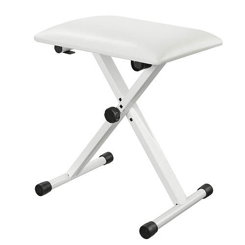 Dekko JR-701 WH Банкетка для пианино, рояля, синтезатора, цвет белый