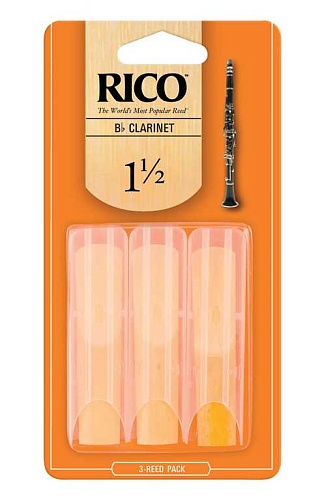 Rico RCA0315  Трости для кларнета Bb, размер 1.5, 3шт