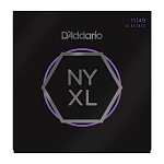 Фото:D'Addario NYXL1149 NYXL Комплект струн для электрогитары, никелированные, Medium, 11-49
