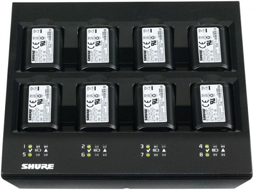 SHURE SBC800E Зарядное устройство для 8-ми аккумуляторов SB900
