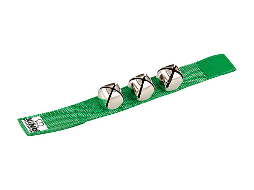Nino Percussion NINO961GR Колокольчики на запястье, зеленый