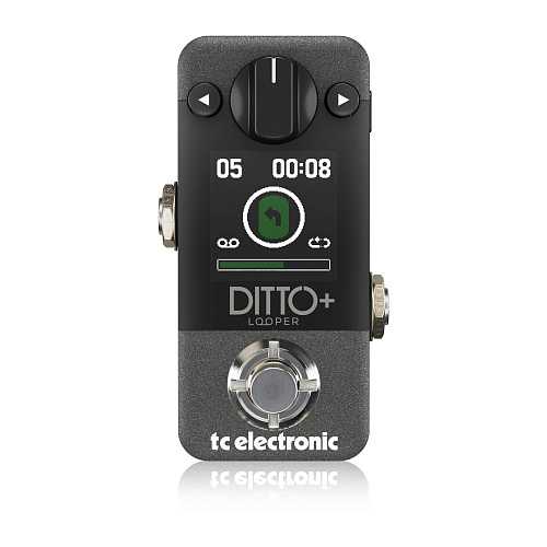 TC Electronic DITTO+ LOOPER Гитарный лупер с цветным дисплеем и внутренней памятью