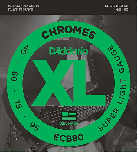 D'Addario ECB80 Chromes    -, 40-95
