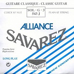Фото:Savarez 543J Alliance Bleu Отдельная 3-я струна для классической гитары