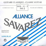 Фото:Savarez 543J Alliance Bleu Отдельная 3-я струна для классической гитары