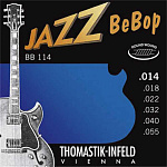 Фото:Thomastik BB114 Jazz BeBob Комплект струн для электрогитары, Medium, сталь/никель, 14-55