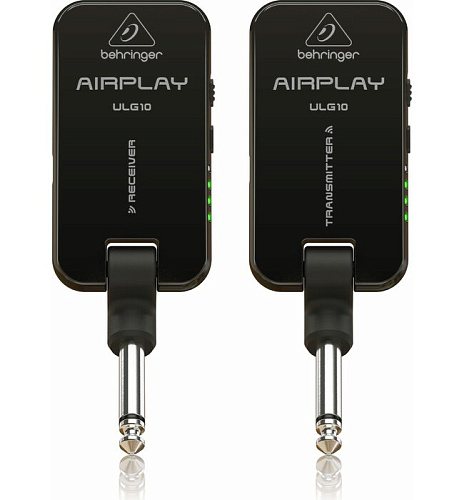 Behringer AIRPLAY GUITAR ULG10 Компактная гитарная радиосистема, 2,4ГГц, встроенные аккумулятор, разъемы Jack