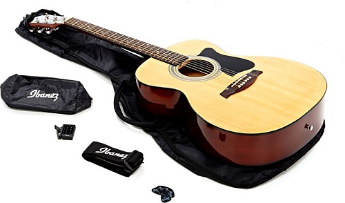 IBANEZ VC50NJP-NT Комплект: акустическая гитара Grand Concert, чехол, аксессуары