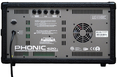 Phonic POWERPOD 620R Активный 6-и канальный микшерный пульт