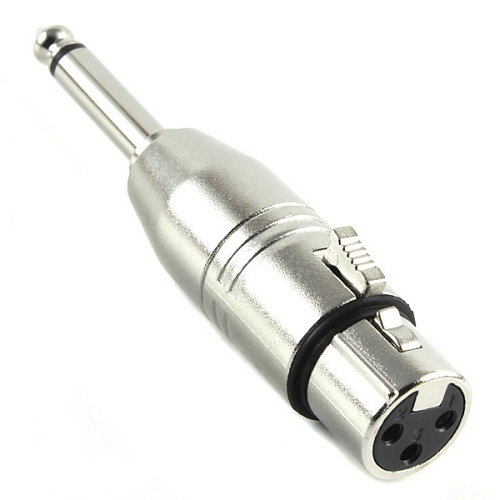 Soundking CA309 Переходник (разъем переходной) XLR гнездо — 1/4'' моно штекер
