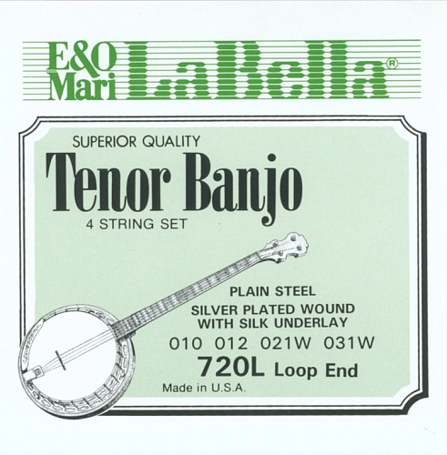 La Bella 720L Комплект струн для банджо ТЕНОР