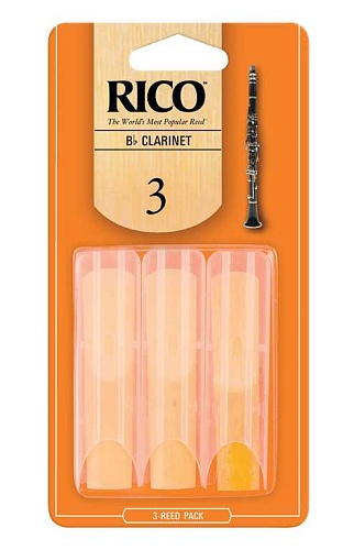 Rico RCA0330  Трости для кларнета Bb, размер 3.0, 3шт