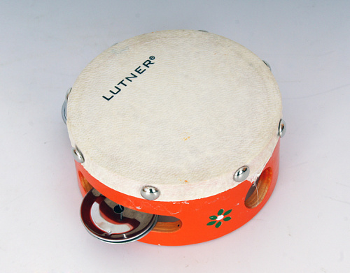 Fleet FLT-TH4-3B Тамбурин с кожей с 3 бубенцами