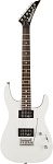 Фото:Jackson JS11 DK, AH FB, 22 Fr, WHT Электрогитара, цвет белый