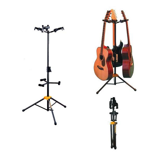 Hercules GS432B Plus  Стойка для 3х гитар с автозахватом