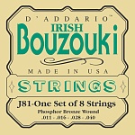 Фото:D'Addario J81 Комплект струн для ирландского бузуки