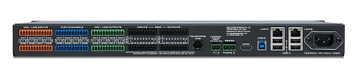 QSC CORE 110f   128128, 8   8  x 8 flex, USB, POTS, VoIP, 1U