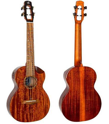 Flight Mustang Tenor EQ-A Укулеле тенор с активным звукоснимателем, чехол