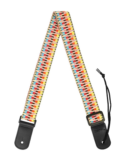 Cascha HH-2200 Ремень для укулеле, жаккард, Радуга