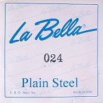 Фото:La Bella PS024 Отдельная стальная струна без оплетки, 024***