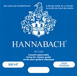 Фото:Hannabach 800HT Blue SILVER PLATED Комплект струн для классической гитары, нейлон/посеребренные