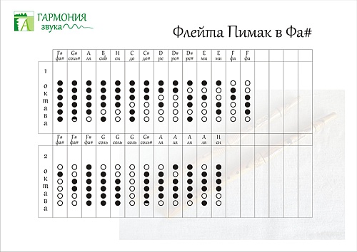 Гармония Звука ГЗПМ001 Пимак в Фа-диез, ясень, 60см