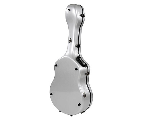 Jakob Winter CE-153-S Футляр для акустической гитары джамбо, стекловолокно, серебристый