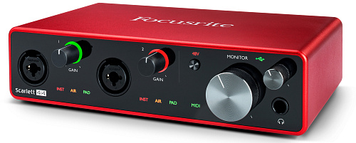 FOCUSRITE Scarlett 4i4 3rd Gen Аудио интерфейс USB, 4 входа/4 выхода