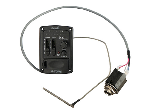 Cherub GU-3 Эквалайзер для укулеле, врезной, двухполосный, с тюнером