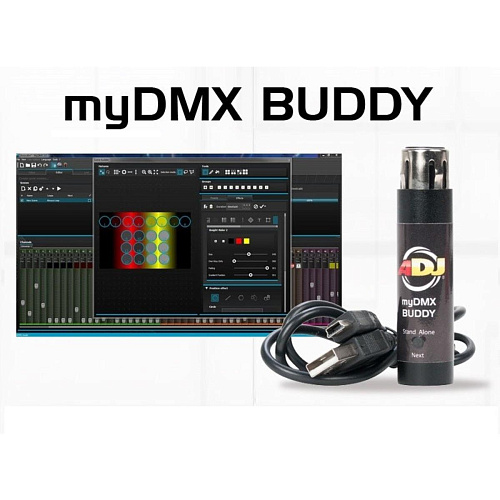 American DJ MyDMX Buddy Интерфейс для программного обеспечения