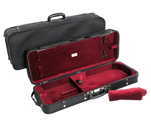 Jakob Winter JW-3023-VN-013 Футляр для альта 15"-16,5", деревянный, черный/красный