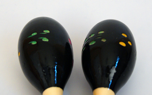 Fleet M0 Деревянные маракасы на ручке диаметр 6.1 cм, длина 21 см