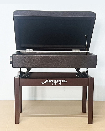 Мозеръ BPM-55/BN Банкетка для пианино или рояля деревянная, коричневая