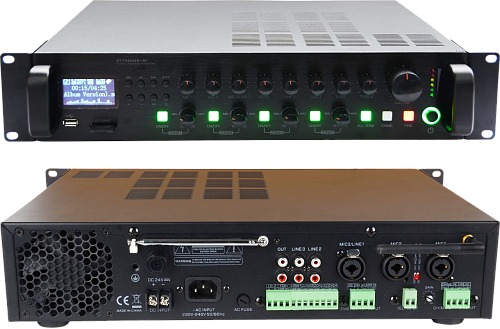 SVS Audiotechnik MA-360 PRO Радиоузел трансляционный на 4 регулируемых зоны, 360 Вт