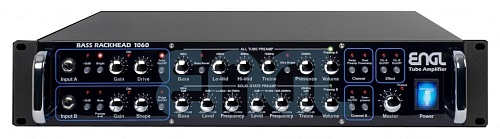 Engl E1060 BASS RACKHEAD Басовый усилитель Ламповый + транзисторный преамп Усилитель D 2х350 Вт/1х1700