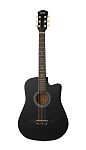Фото:Foix 38C-M-BK Акустическая гитара, с вырезом, черная