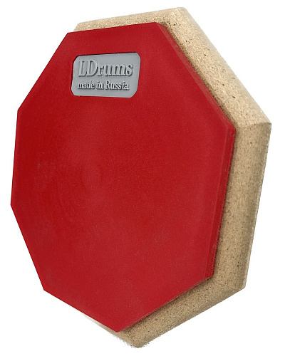 LDrums LDTP6-RD Тренировочный пэд 6", резина, красный