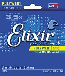 Фото:Elixir 12050 POLYWEB Комплект струн для электрогитары, Light, никелированная сталь, 10-46