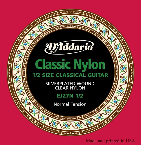 D'Addario EJ27N-1/2       1/2, , 