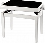 Фото:GEWA Piano Bench Deluxe White HighGloss Банкетка для пианино