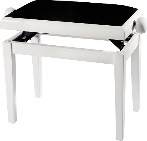 GEWA Piano Bench Deluxe White HighGloss   