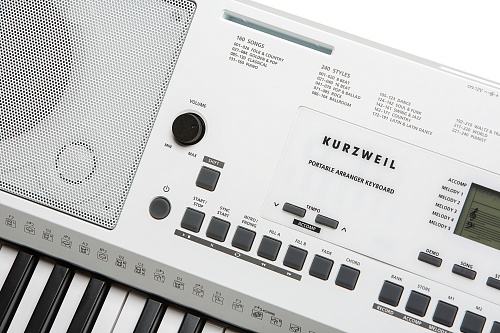 Kurzweil KP110 WH Cинтезатор 61 клавиша, цвет белый