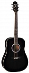Фото:Naranda DG220BK Акустическая черная гитара