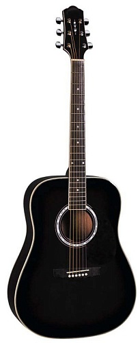 Naranda DG220BK Акустическая черная гитара