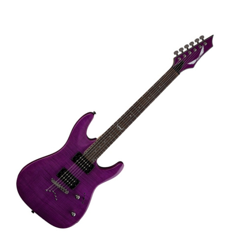 Dean C350 TPP  электрогитара, тип «Ibanez», цвет прозрачный фиолетовый