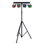 Фото:INVOLIGHT MLS HEX28 Комплект из 2-х LED эффектов и 2-х прожекторов, ИК-пульт, DMX512