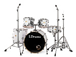 Фото:LDrums 5001011 Барабанная установка, белая