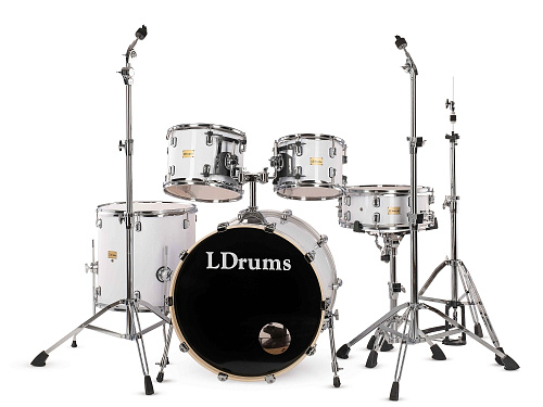 LDrums 5001011 Барабанная установка, белая