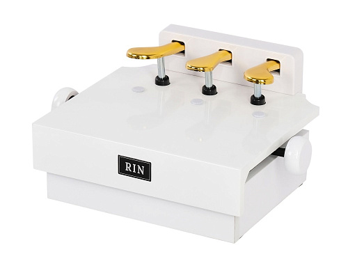 Rin LB-P3WH Подставка-удлинитель педалей пианино для детей, белая